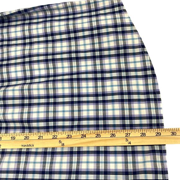 Chaps Easy Care Shirt Mens Large Blue Plaid‎ Short Sleeve Button Down Casual - Picture 10 of 10